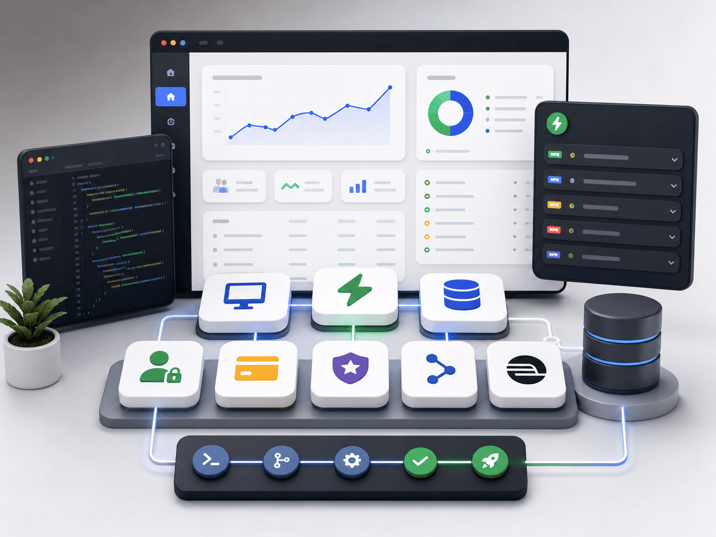 FastSaaS Starter storefront and product overview